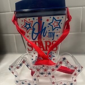 Red and Blue Party Cup with Light up Glasses